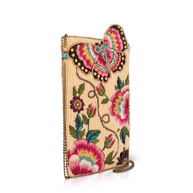 Mary Frances Butterfly Garden Crossbody Phone Bag
