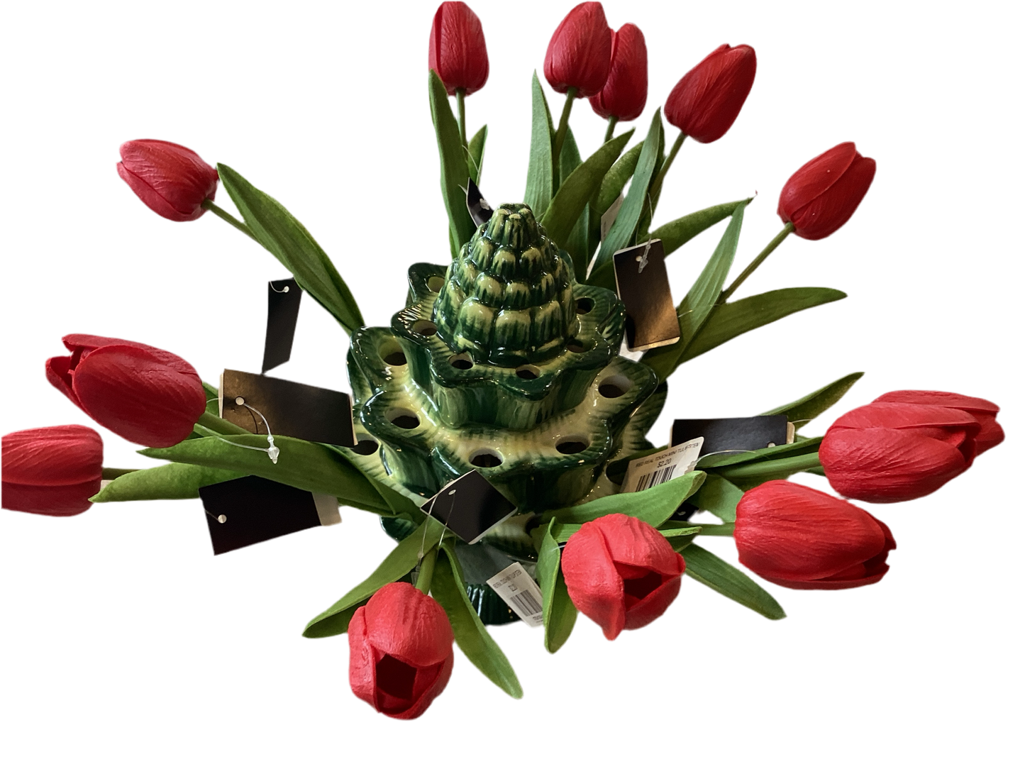 TULIPIERE ARTICHOKE GREEN SMALL