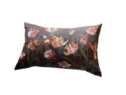PILLOW TULIP GARDEN IN THE NIGHT