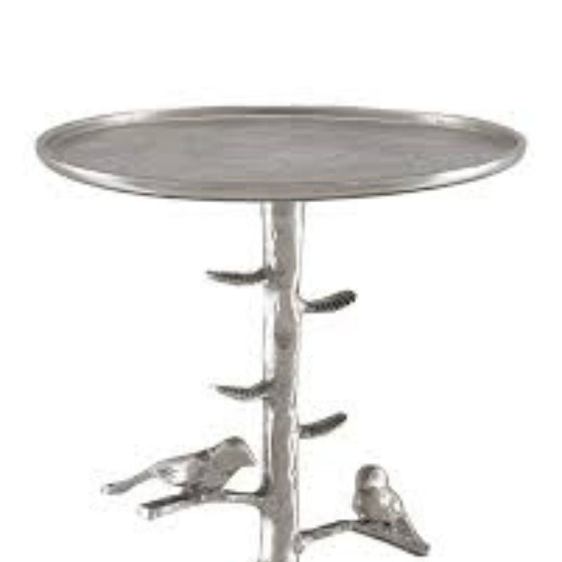 Piaf Silver Drinks Table
