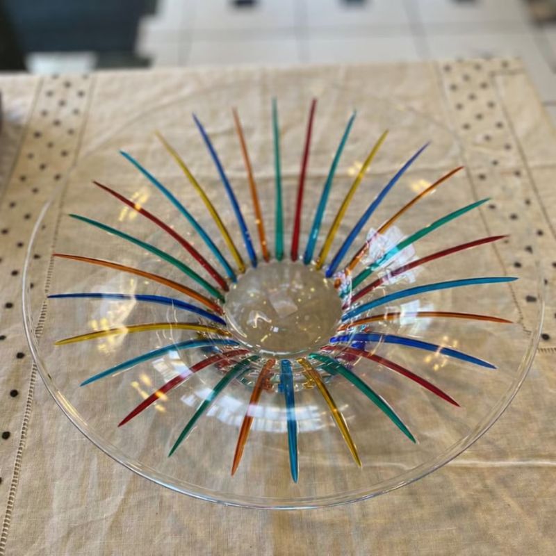 Timeless Multi Centerpiece Bowl  - Venetian Glass