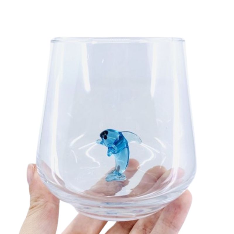 Tiny Animal Drinking Glass - Assorted Styles